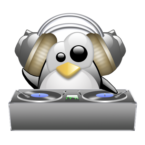 Image: http://www.linuxaria.com/wp-content/uploads/2010/12/tux-dj.png